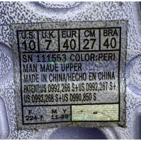 Skechers Arch Fit Go Foam Foamies Shoes Size 10 Purple Slip on 111553 - Picture 9 of 16